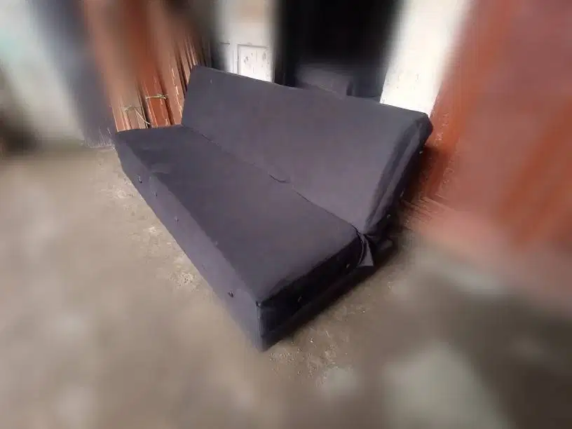 Sofa Bed Hitam polos