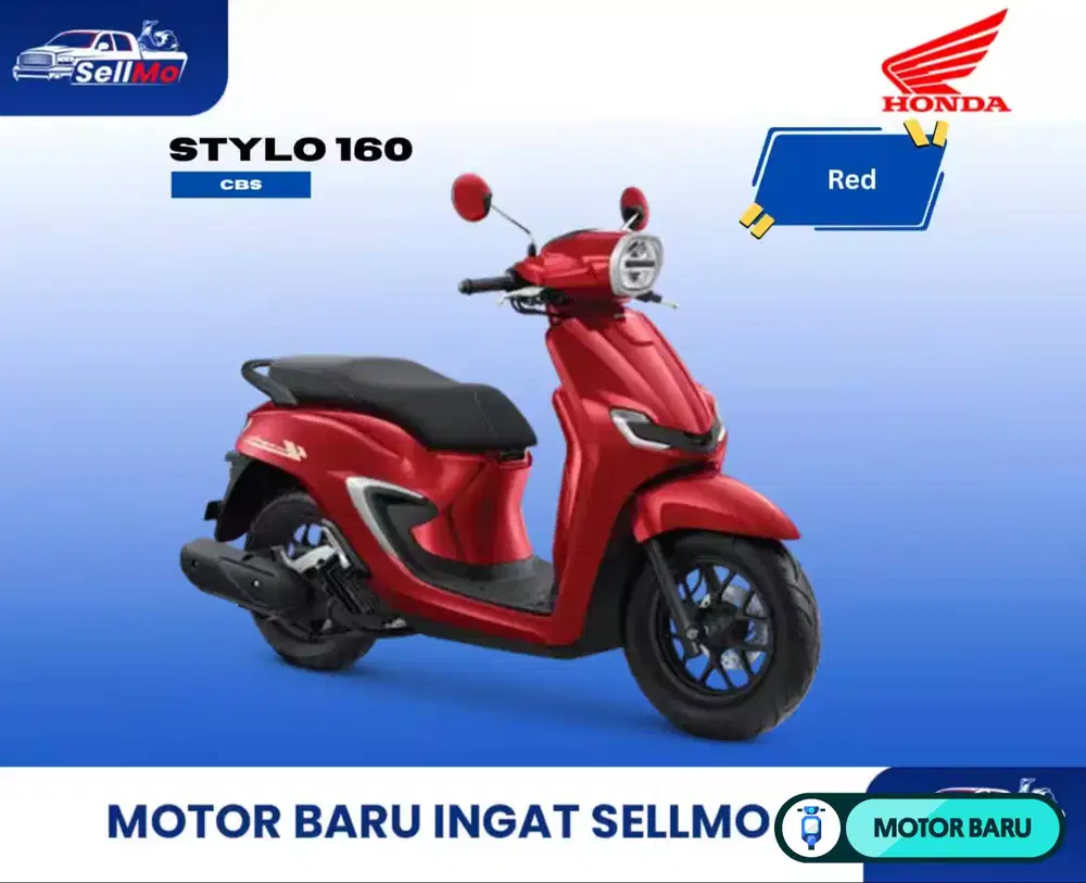 PROMO MOTOR HONDA STYLO 160 CBS DAN STYLO 160 ABS DP MULAI 2 JT AN