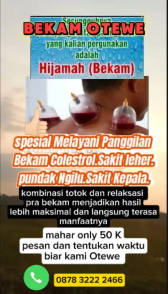 Bekam colestrol