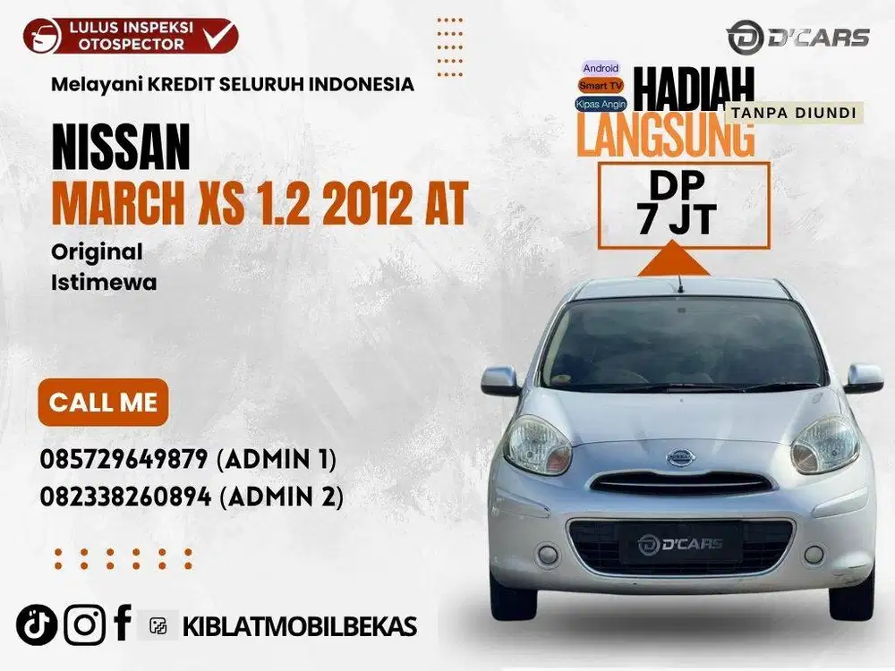 NISSAN MARCH XS 1.2L 2012 MATIC LOW KM ORIGINAL