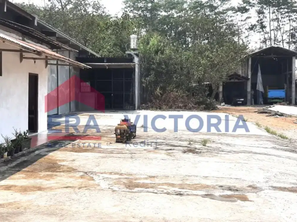 Jual Sewa Gudang Dengan Tambahan Tanah Luas di Belakang Gudang 11ru di Bogem Gurah Kab Kediri