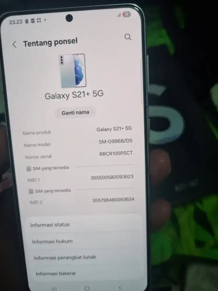 Samsung s21 plus 8/256 sein fulset