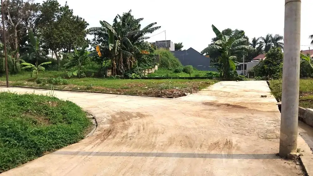 TANAH SIAP BANGUN 84 mtr SHM Dekat Pintu Toll Sawangan Depok