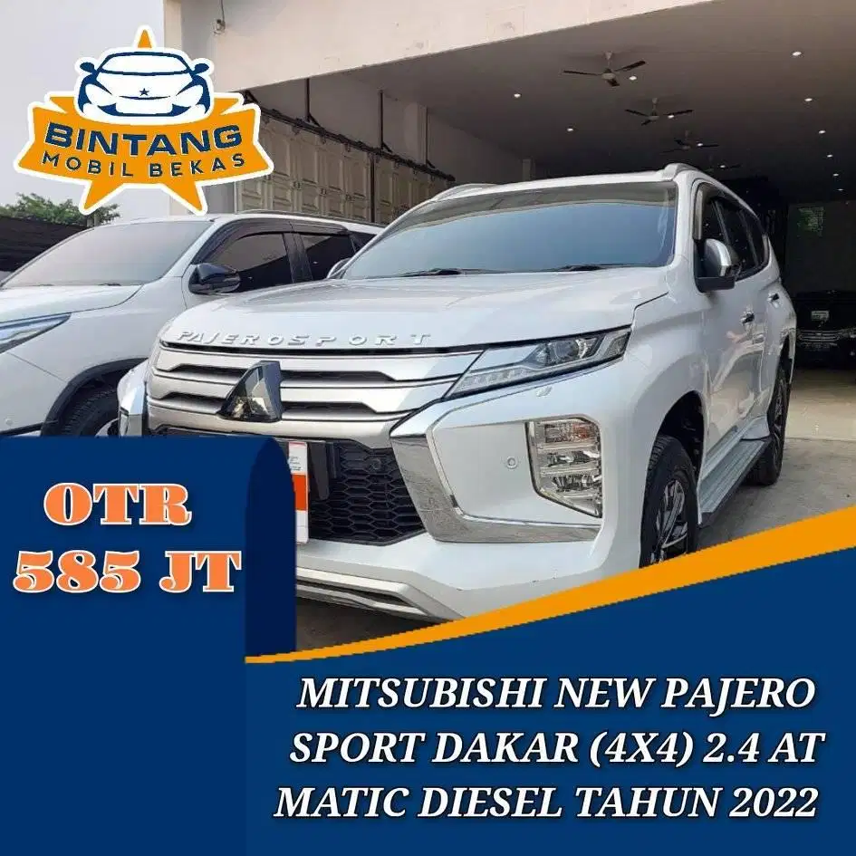 MITSUBISHI PAJERO SPORT DAKAR ULTIMATE 4X4 2.4  AT MATIC TAHUN 2022