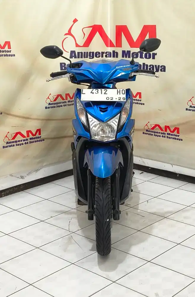 Ready Honda Beat FI Tahun 2014 warna Biru Hitam
