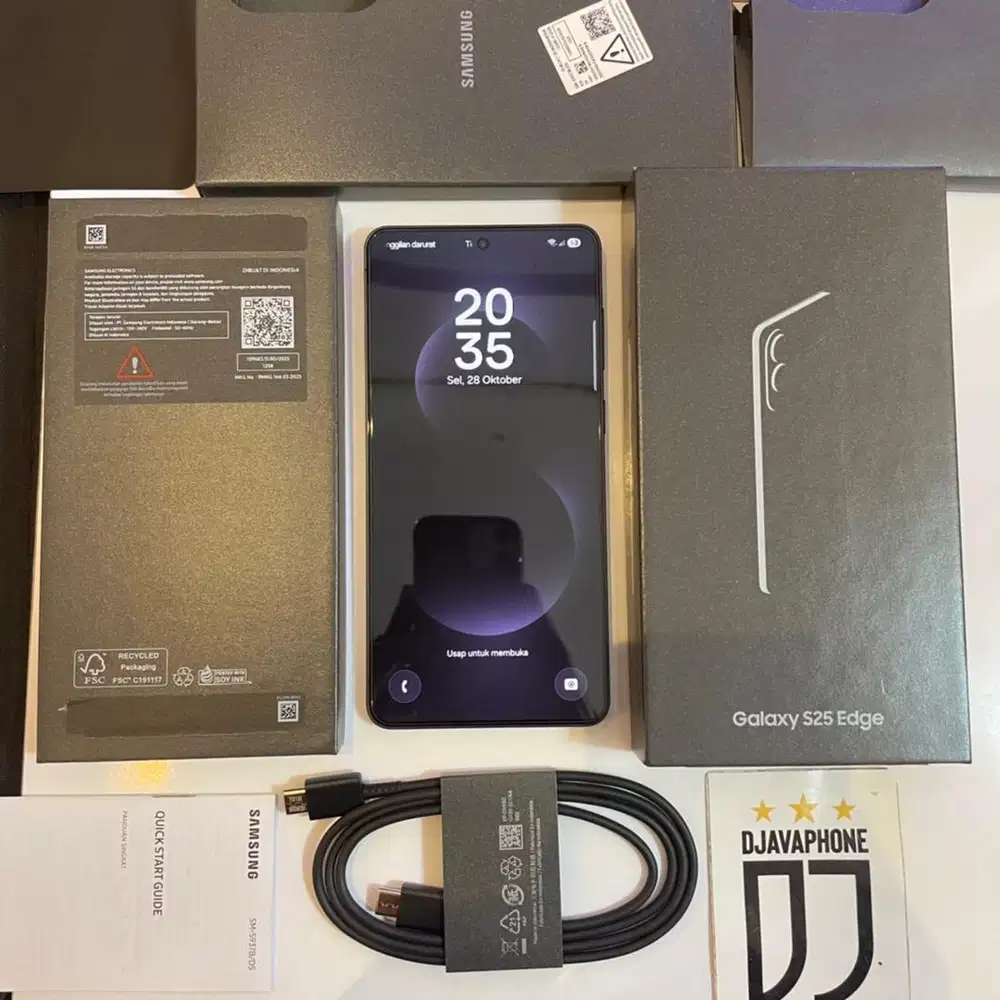 Samsung Galaxy S25 Edge 5G 12GB/512GB Garansi Resmi Sein 8 Juni 2026