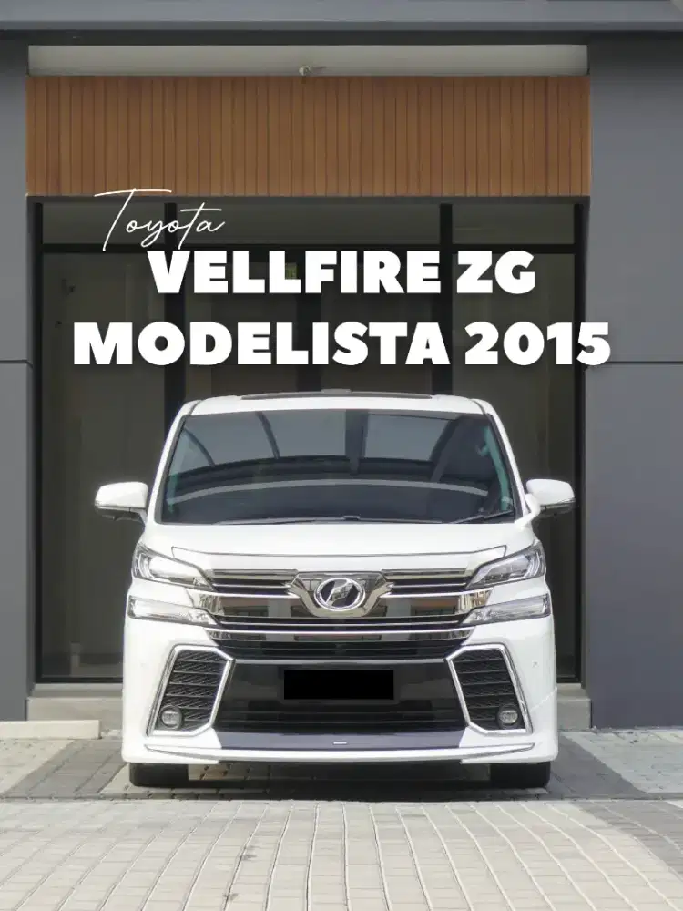 Toyota Vellfire ZG CBU 2015
