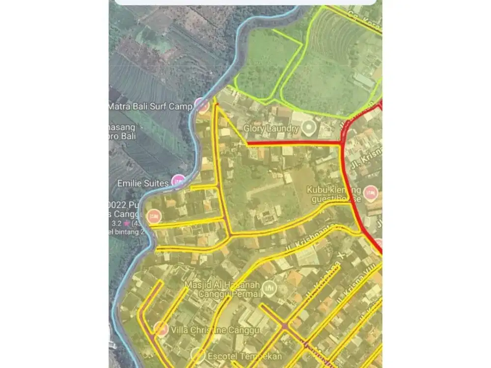 Dijual / freehold tanah 3 are di semat, canggu permai, berawa canggu - LSKHE