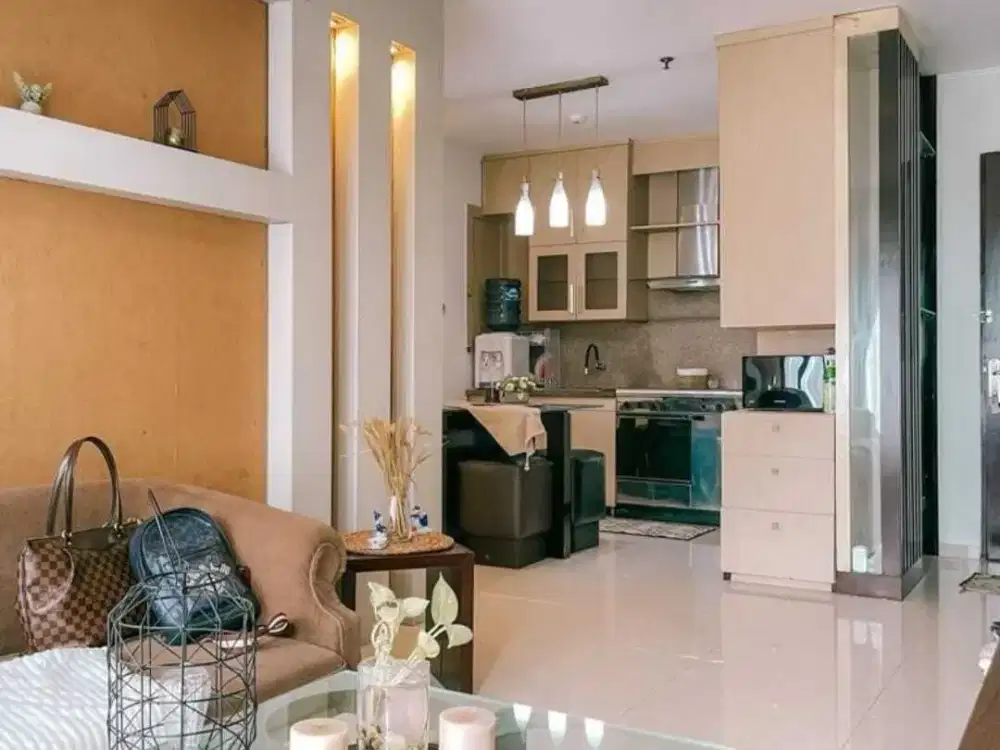 443. Dijual Apartemen Casablanca Tebet Jakarta Selatan Full Furnished Harga NJOP - Siap Huni Unit Hoek View City & Kolam Renang