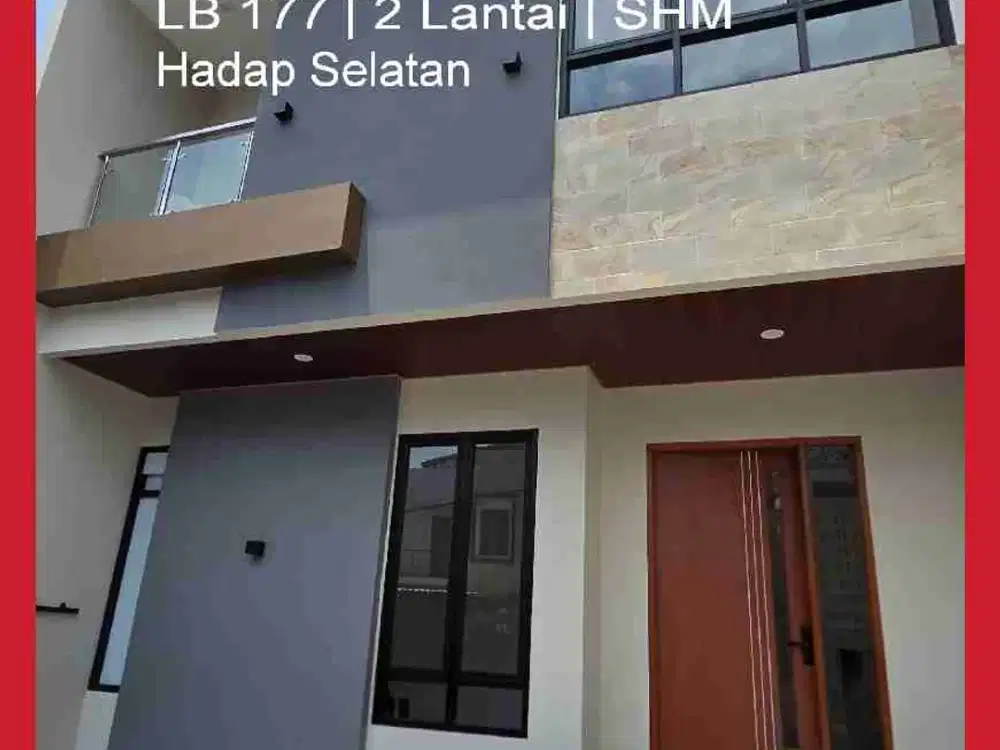 Wilson Rumah modern minimalis hadap selatan di taman villa meruya