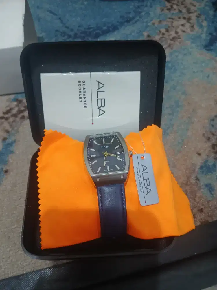 Jam tangan ALBA Active AG8N21X1 Men Blue Patterned