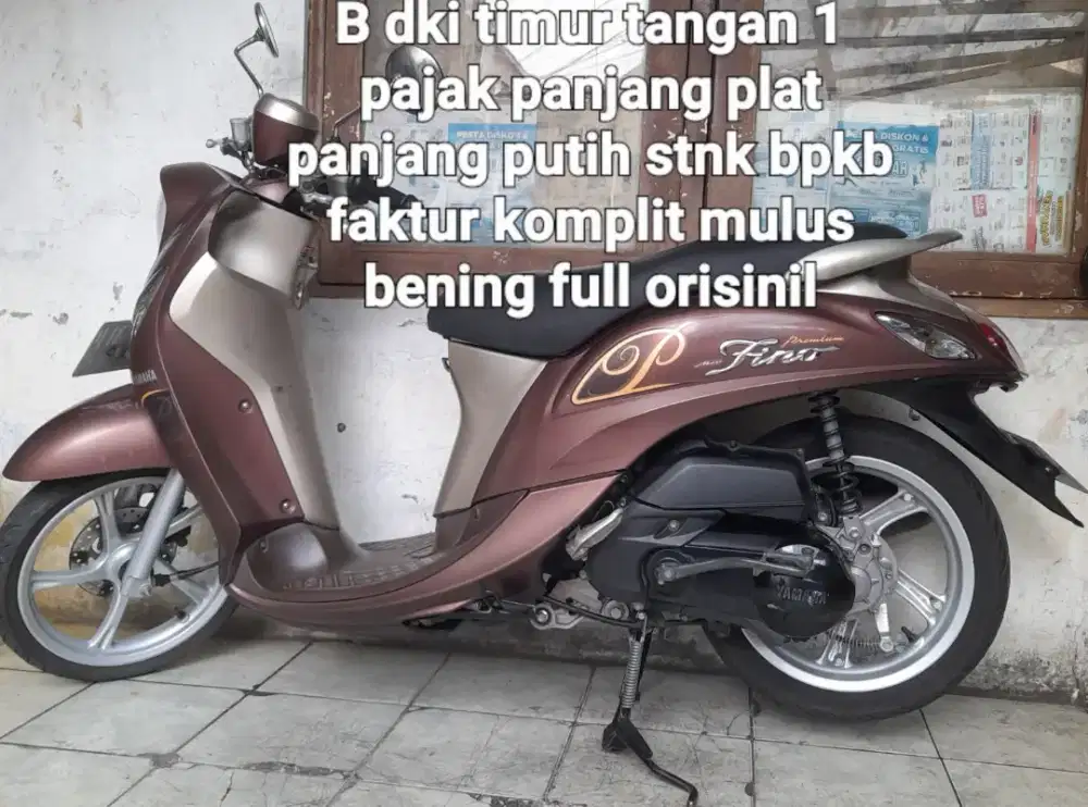Yamaha Fino 2020 blue core 125 cw asli Coklat B dki timur tangan 1