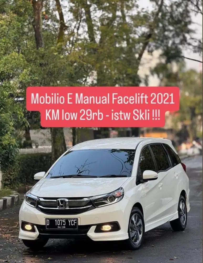 KM low 29rb - Mobilio E manual 2021 pk an 2022 istw murah