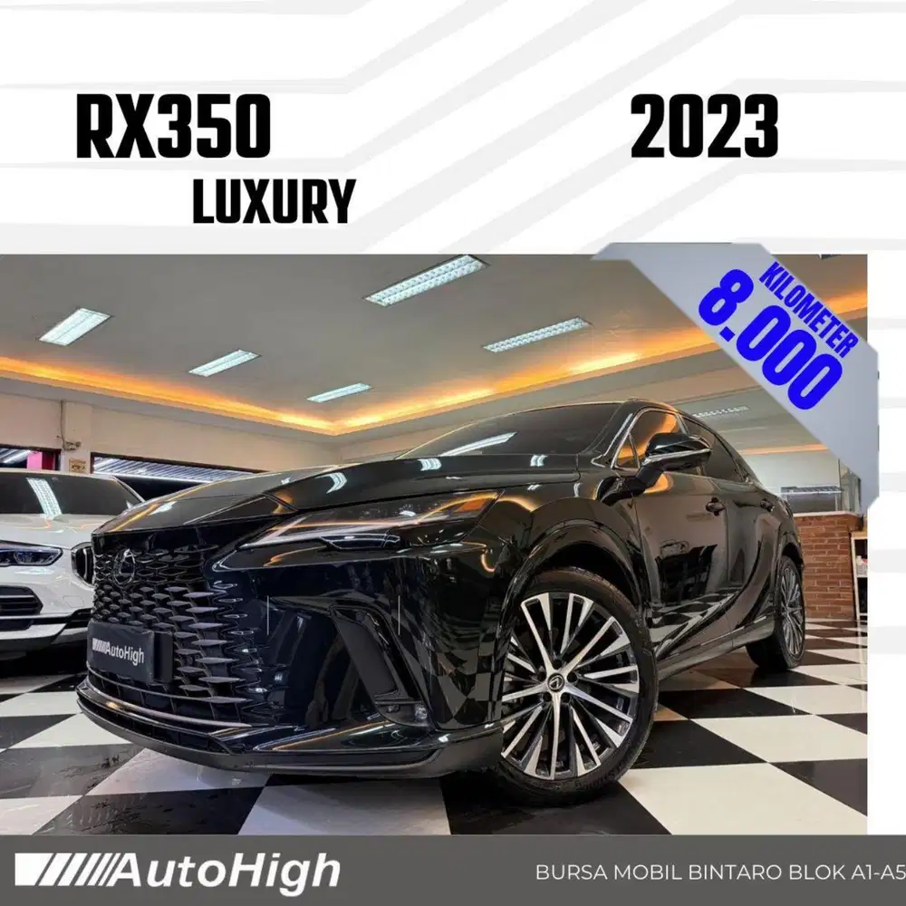 DP10% [Km8.000] RX350 2023 Black / RX350h Hybrid Reg 2024 #AUTOHIGH