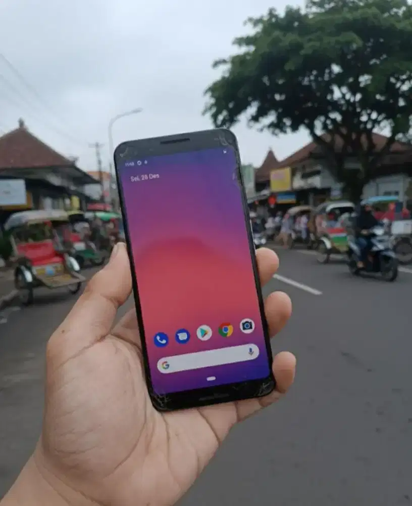 Google Pixel 3 Sinyal Aman Retak
