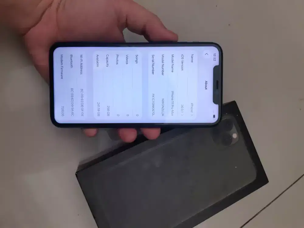 Iphone 11 promax 256gb