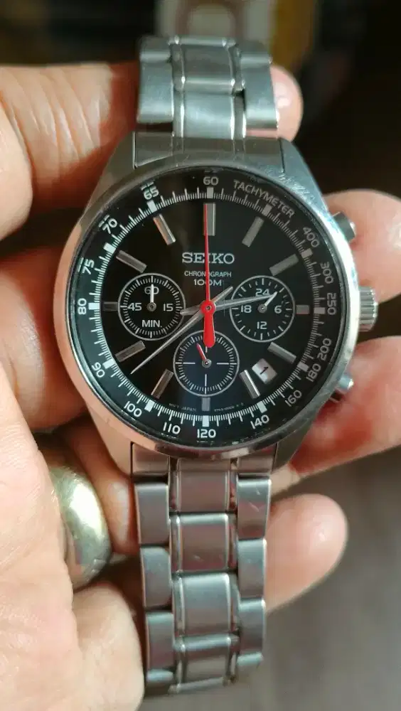 jam tangan seiko chronograph 
full original
klasik big size