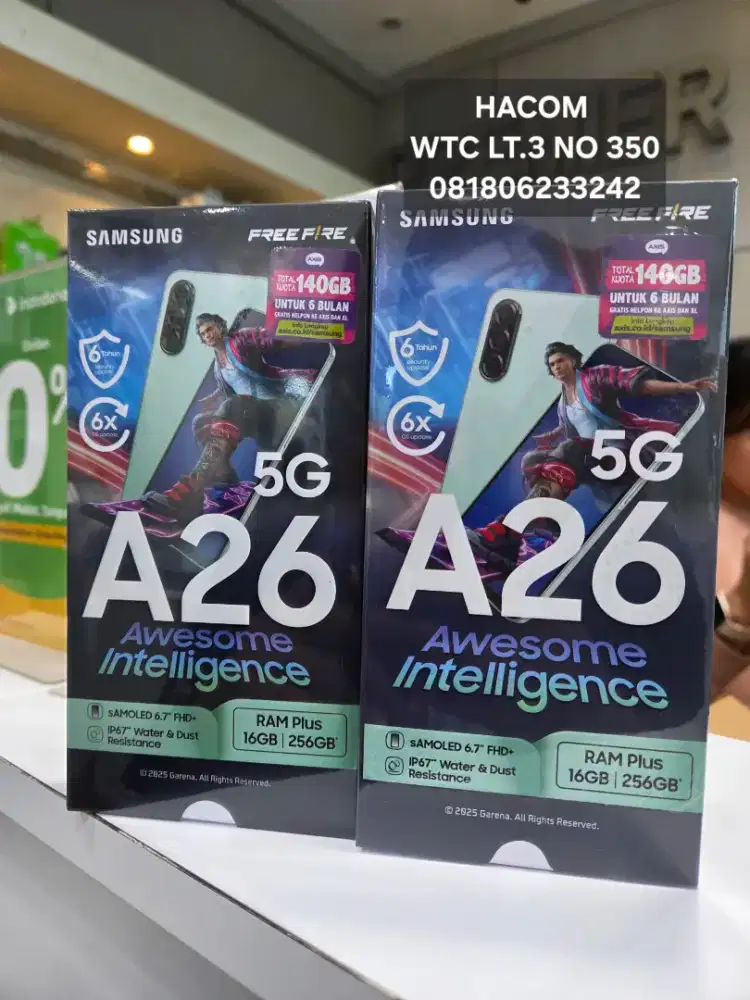 Samsung A26 5G 8+8/256 Baru..Garansi resmi