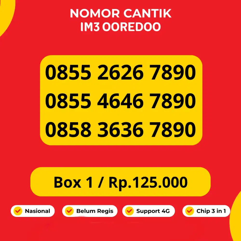 Nomor Cantik IM3