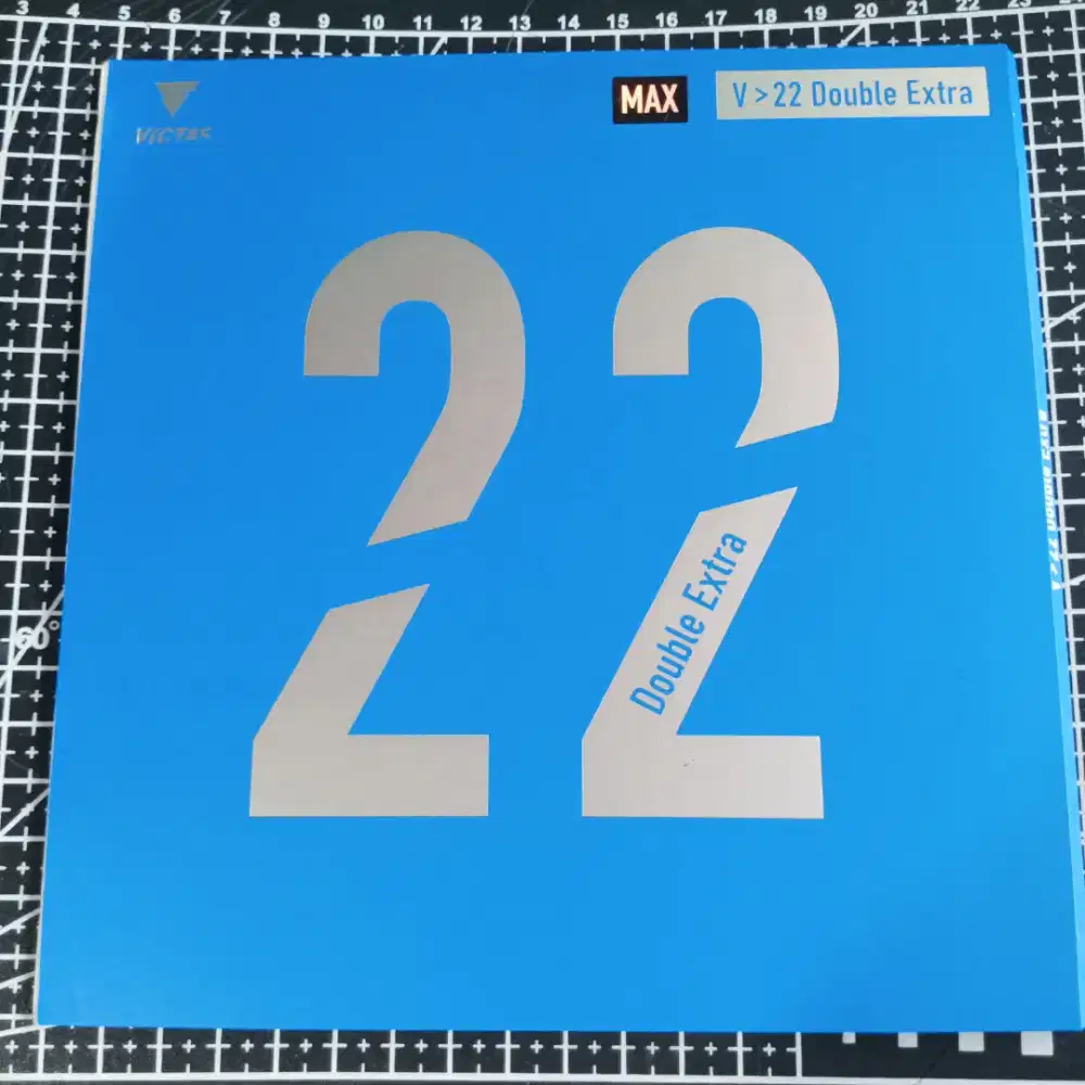 Karet bed blade pingpong tenis meja victas v22 double extra hitam