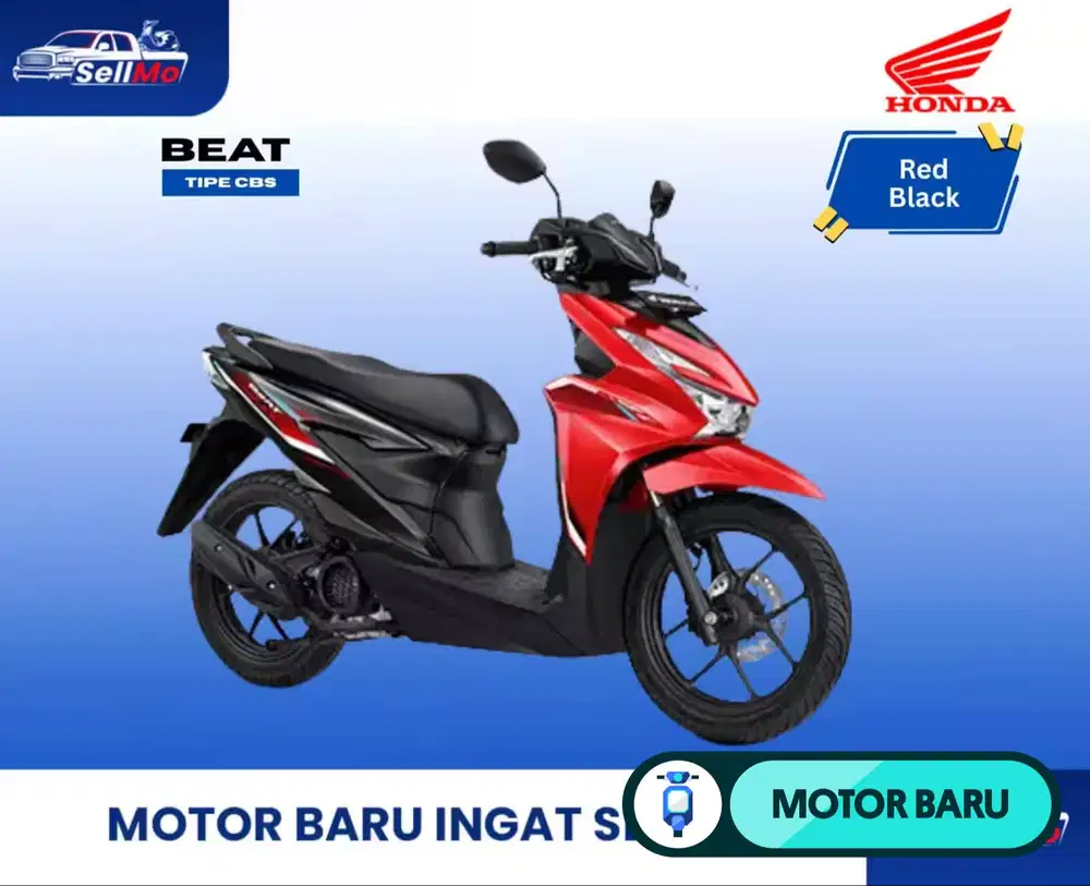 PROMO MOTOR HONDA BEAT CBS SPORTY BEAT STREET BEAT CBS ISS BEAT SMART