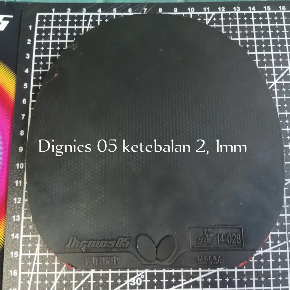 Karet bet blade pingpong tenis meja Butterfly Dignics 05