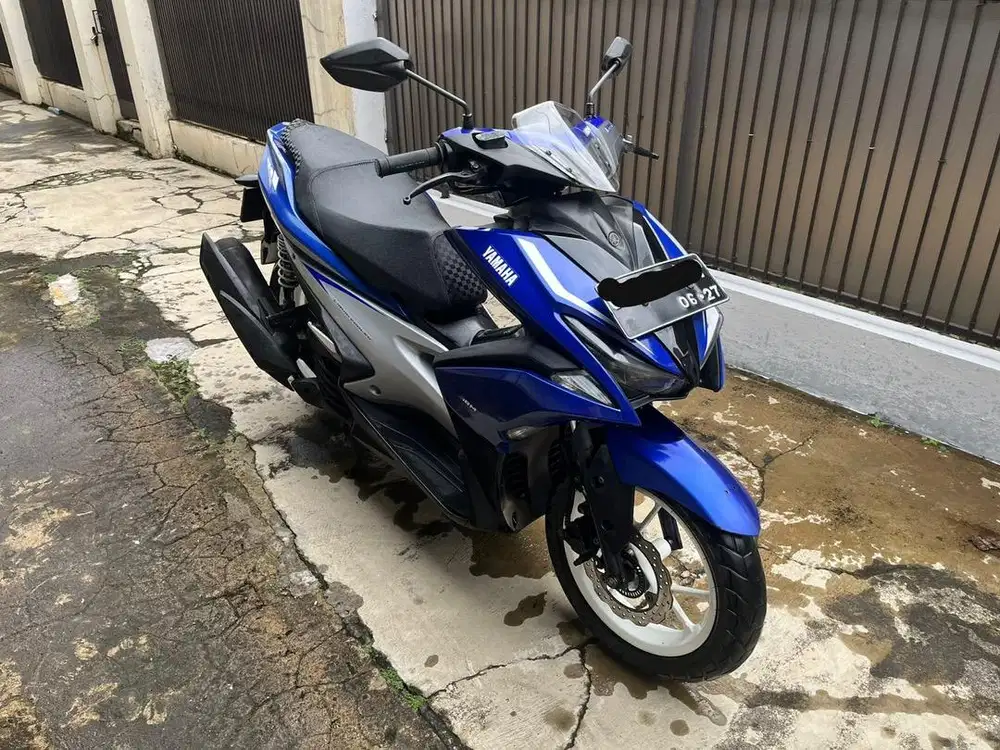 Yamaha Aerox 155 R 2017 Biru Mulus Lecet Pemakaian Saja Terawat