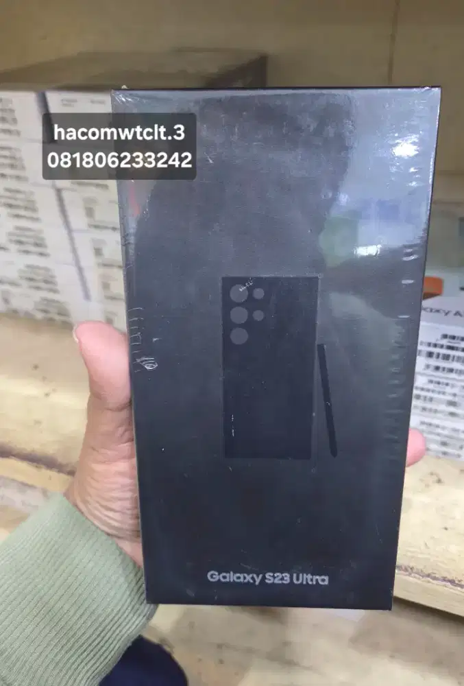 Samsung S23 Ultra 12/256 Baru Garansi resmi free Adaptor