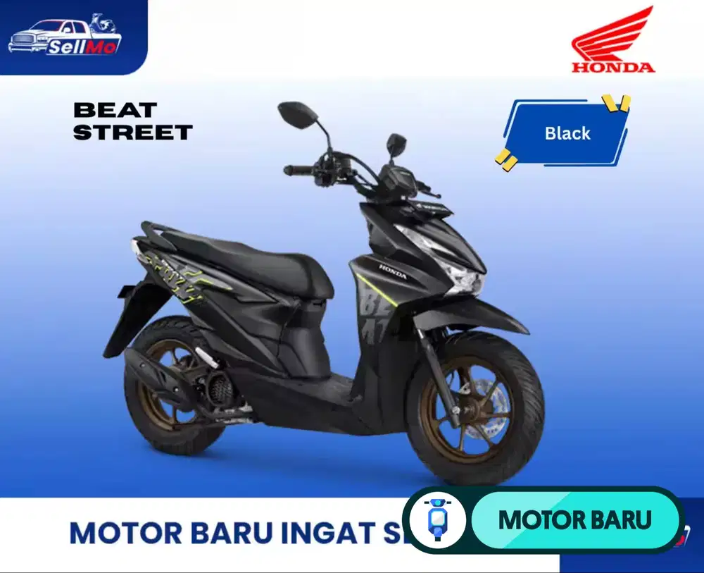 PROMO MOTOR HONDA BEAT CBS SPORTY BEAT STREET BEAT CBS ISS BEAT SMART