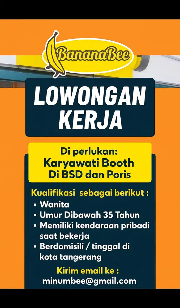 DIBUTUHKAN KARYAWATI SEGERA