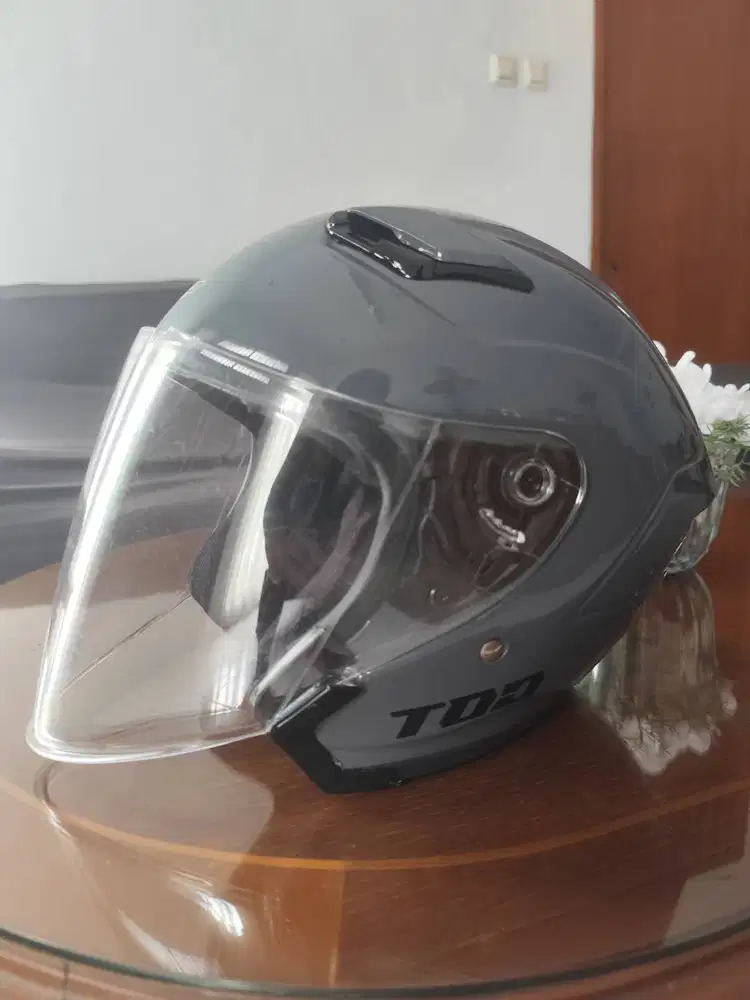 Jual Helm TOD Grey Kaca Bening (Size M)
