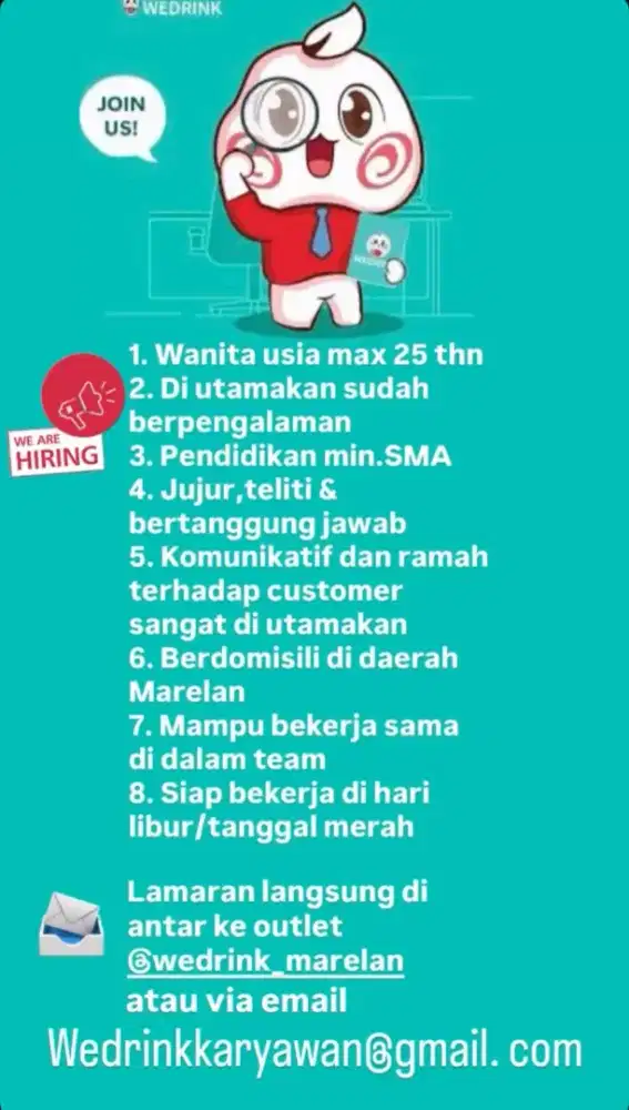 Lamaran Wedrink Medan Marelan