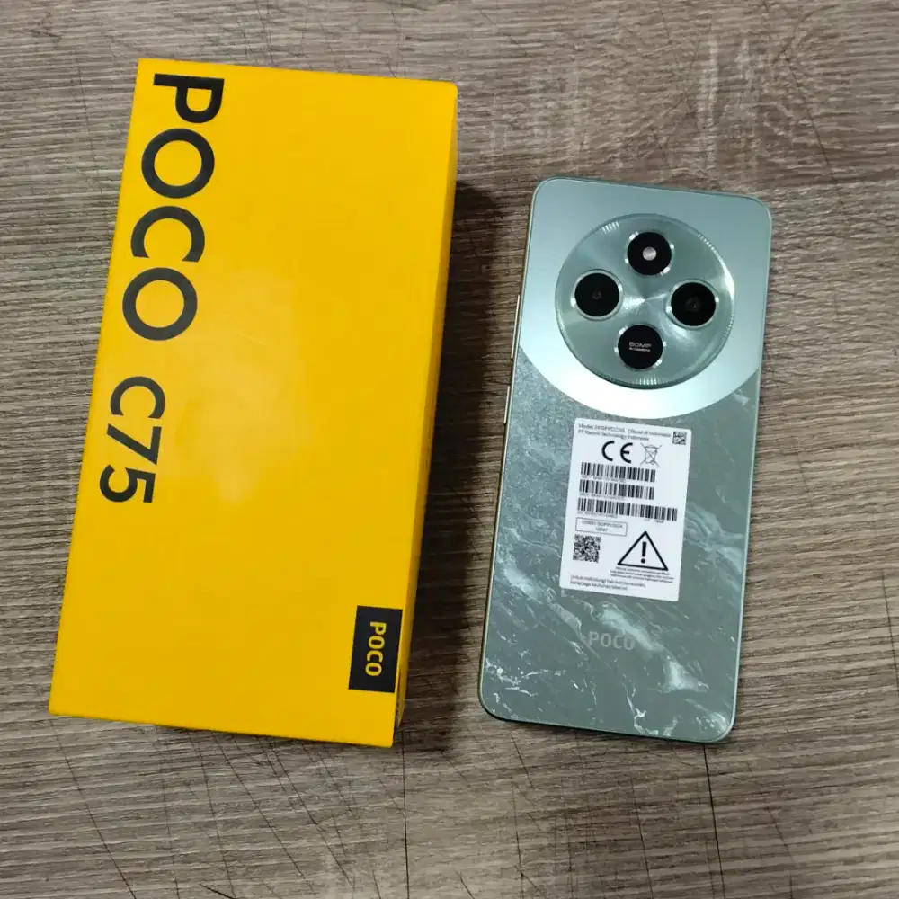 Poco C75 ram 12gb (6+6) memori 128gb garansi resmi termurah