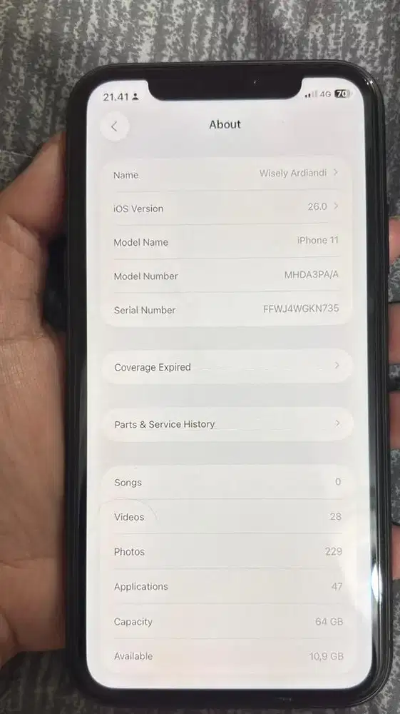 Iphone 11 - 8gb original ibox