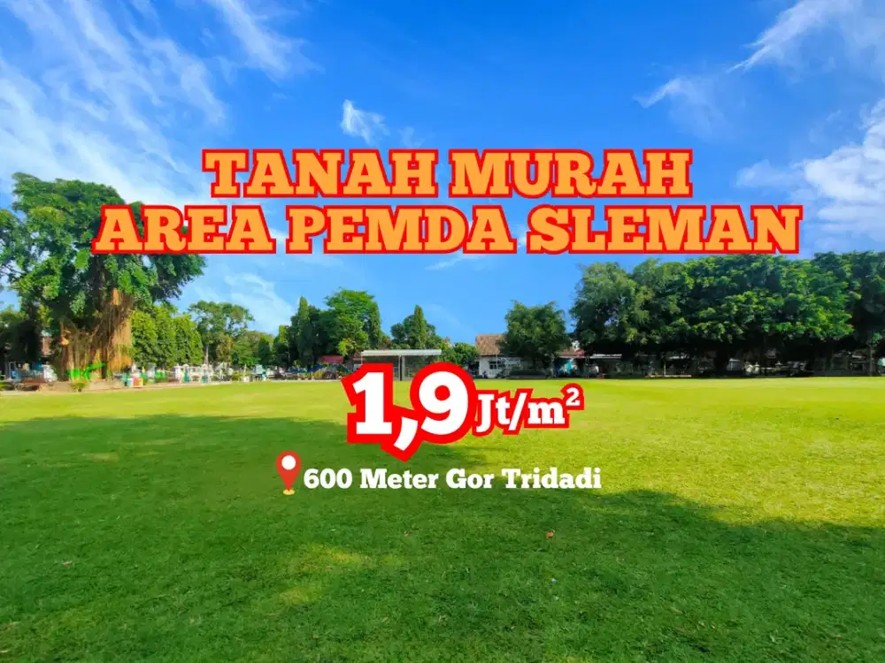 Tanah Termurah Kawasan Pemda Sleman