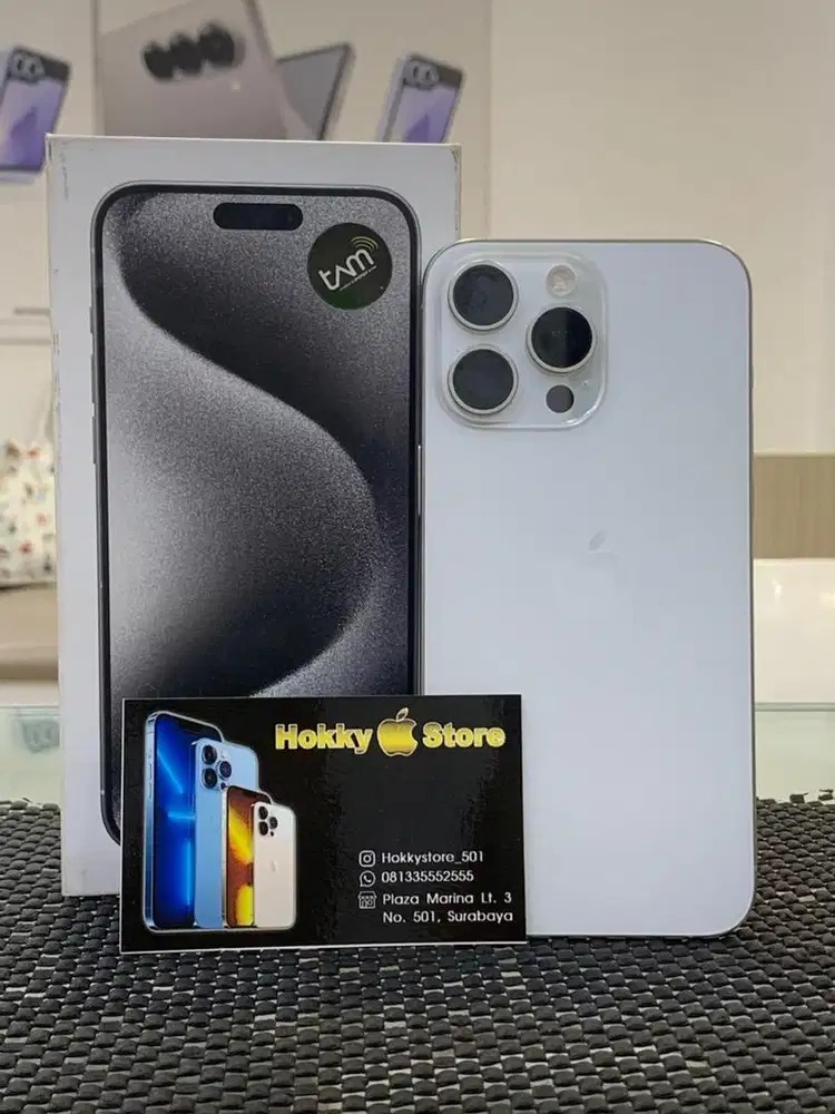 iphone 15promax/512gb white titanium ex ibox bh 86%