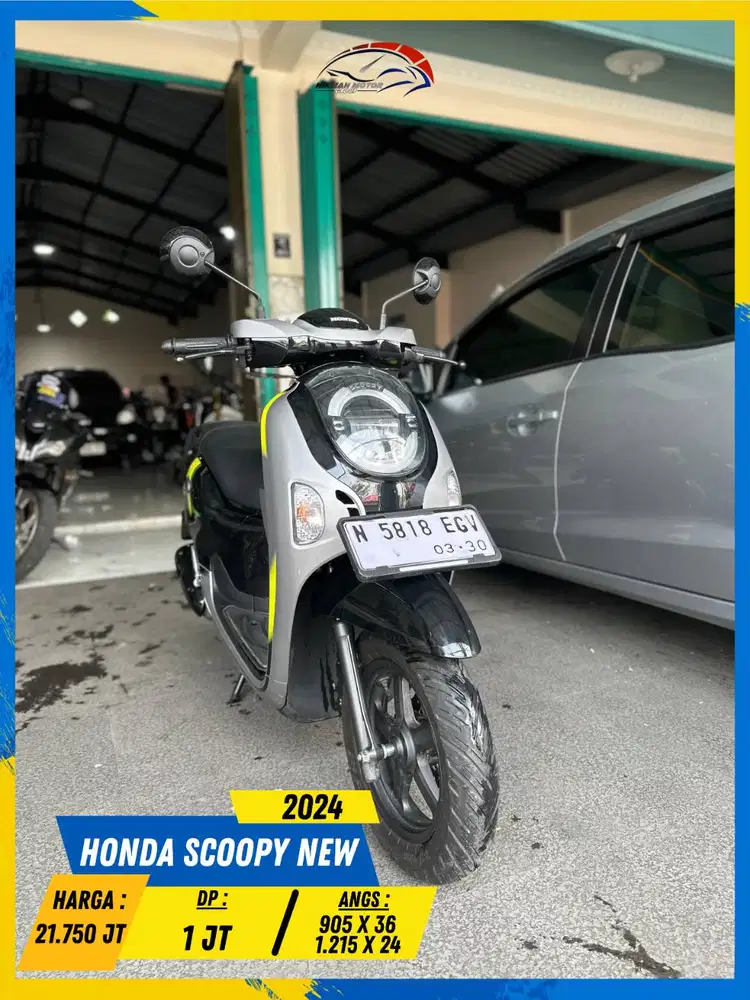 HONDA SCOOPY NEW 2024 LIKE NEW MASZEHH HIKMAH MOTOR KEPUH