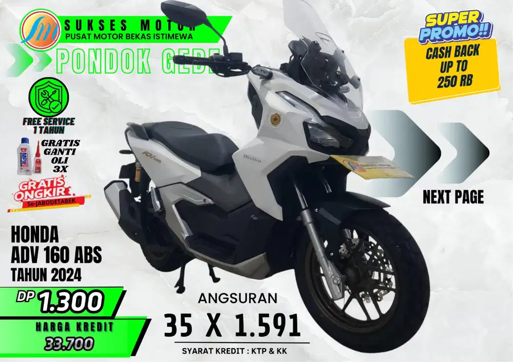 ADV 160 ABS  TAHUN 2024