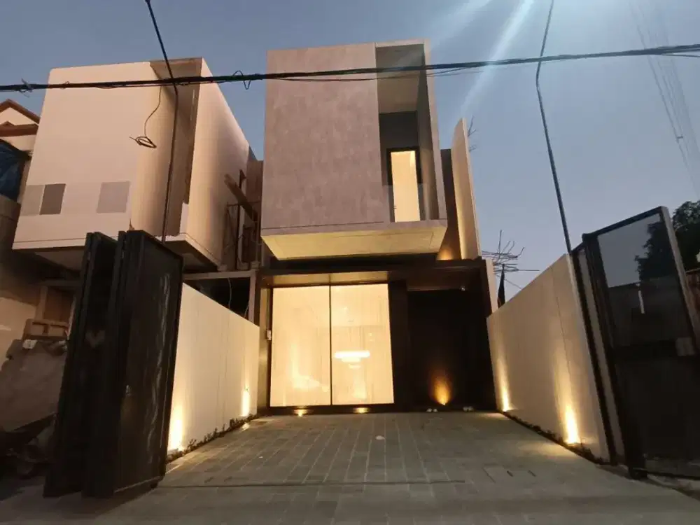 Di Jual rumah Baru semi furnish 2 lantai