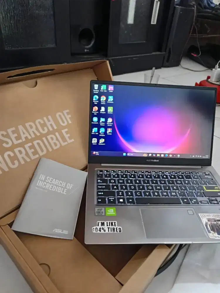 Asus Vivobook S333JQ- EG551t spek gaming,ringan di bawa kemana-mana