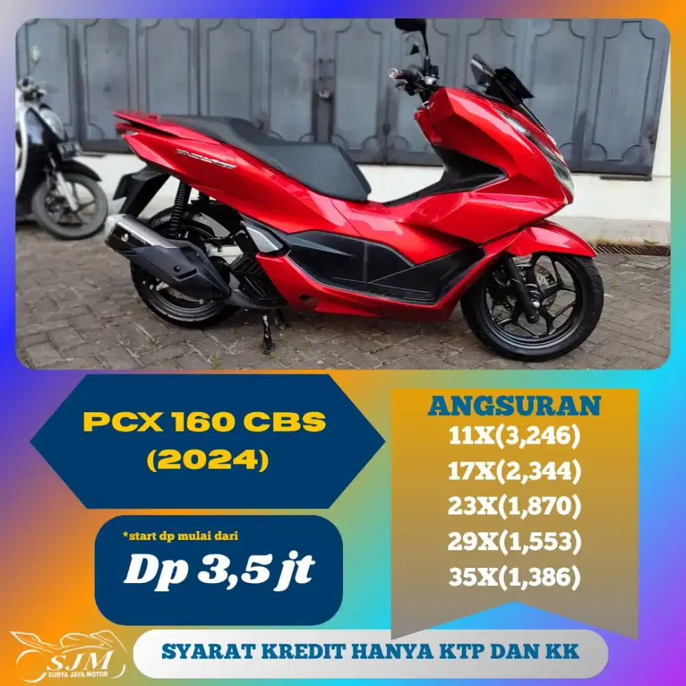 HONDA PCX 160 CBS 2024 SIAP PAKAI