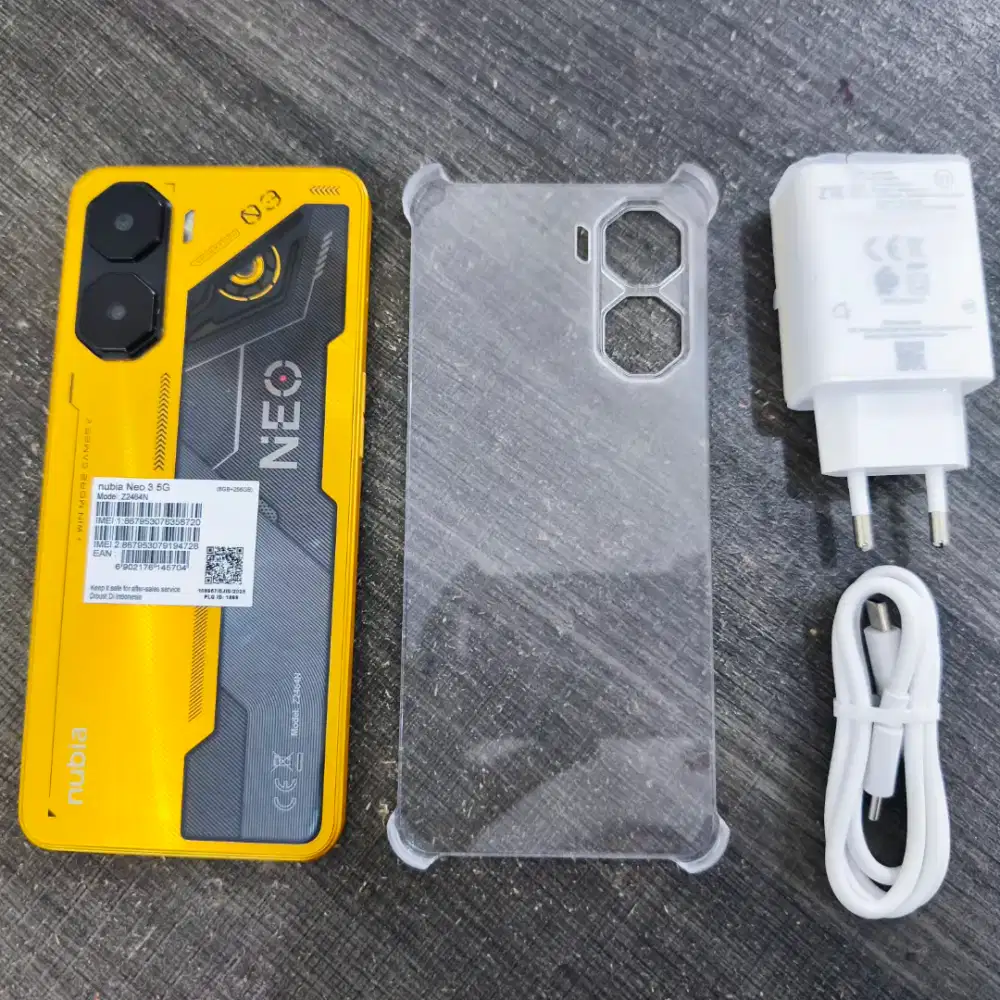 Nubia Neo 3 5G 8/256GB Belum Lake garansi panjang fullset ori