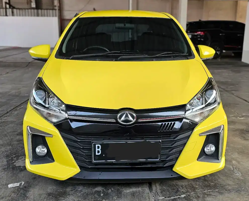 Baru 27rban Km Daihatsu Ayla 1.2 R AT Matic 2022 Kuning Siap Pakai