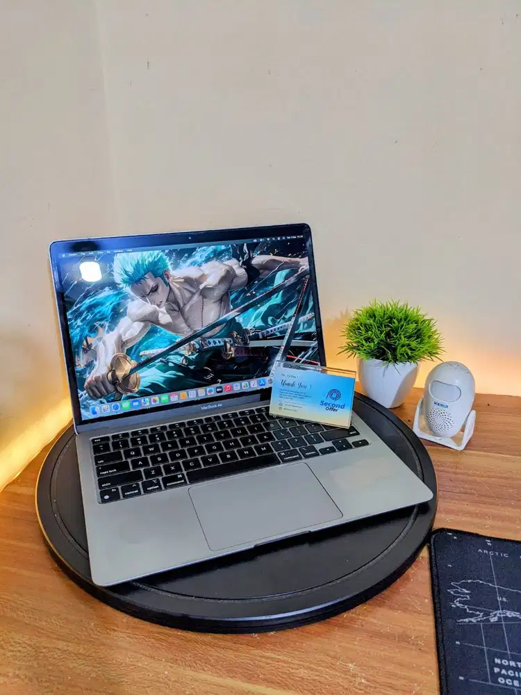 Fullset ex iBOX MacBook Air M1 8/256 SSD mulus