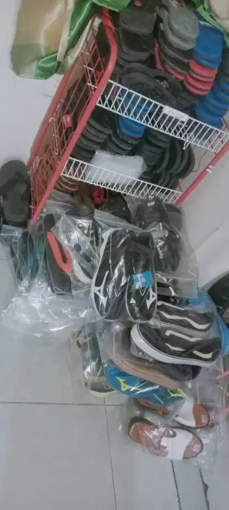 Jual sendal+sepatu