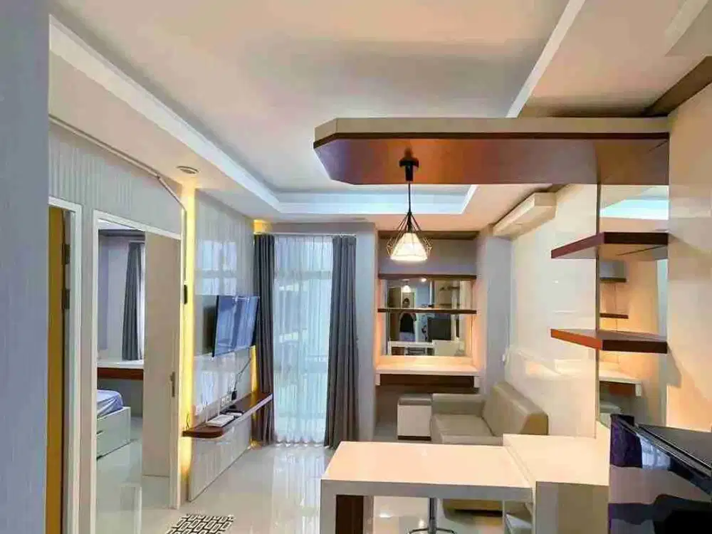 BALE HINGGIL 2BR‼️ Apartemen Full Furnish Nol Raya Merr dekat Rungkut