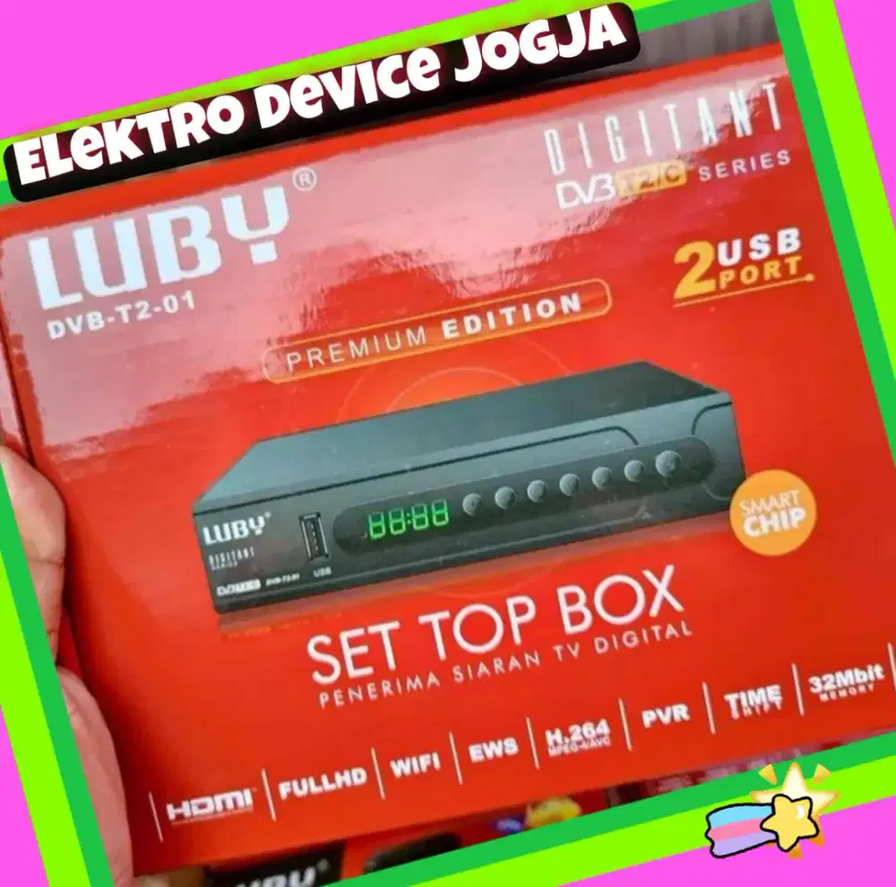 STB SET TOP BOX~ JOS ! Banyak Chanel +Bening Full HD Memori GEDE 32 MB