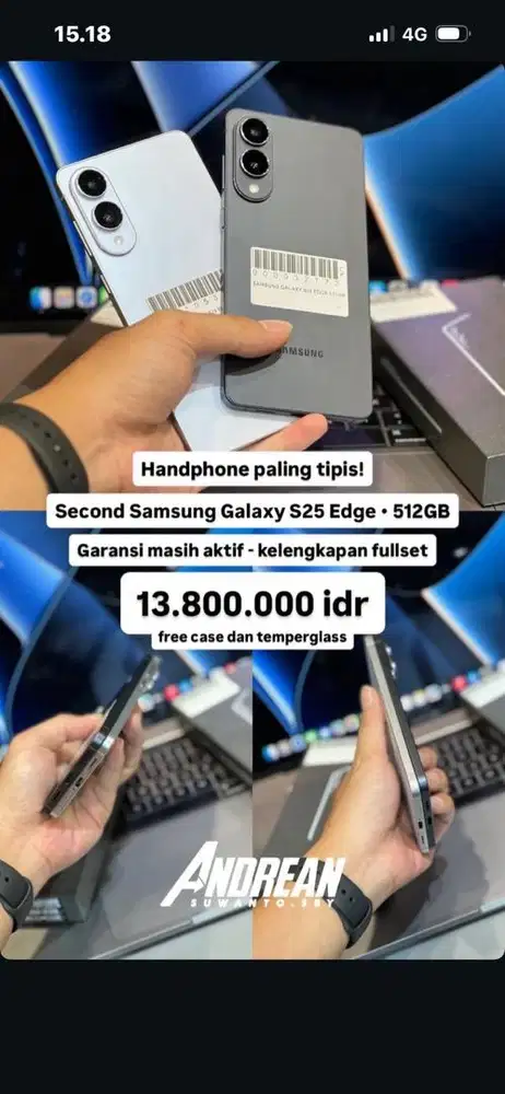 Samsung S25 EDGE  12/512