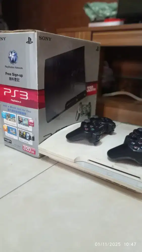 ps 3 slim 320GB seri 3000 nominus Playstation 3 ps3 slim