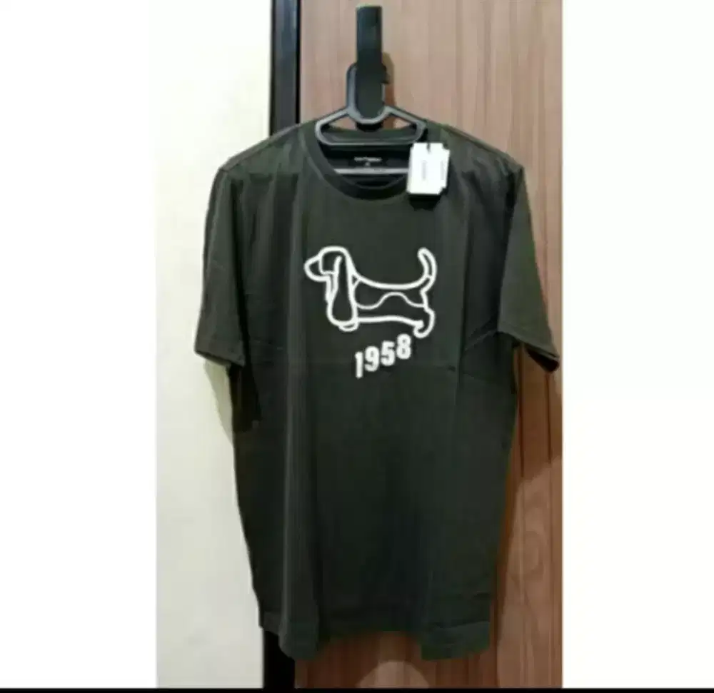 Kaos mens merk HUSH PUPPIES 100% ORI SIZE M